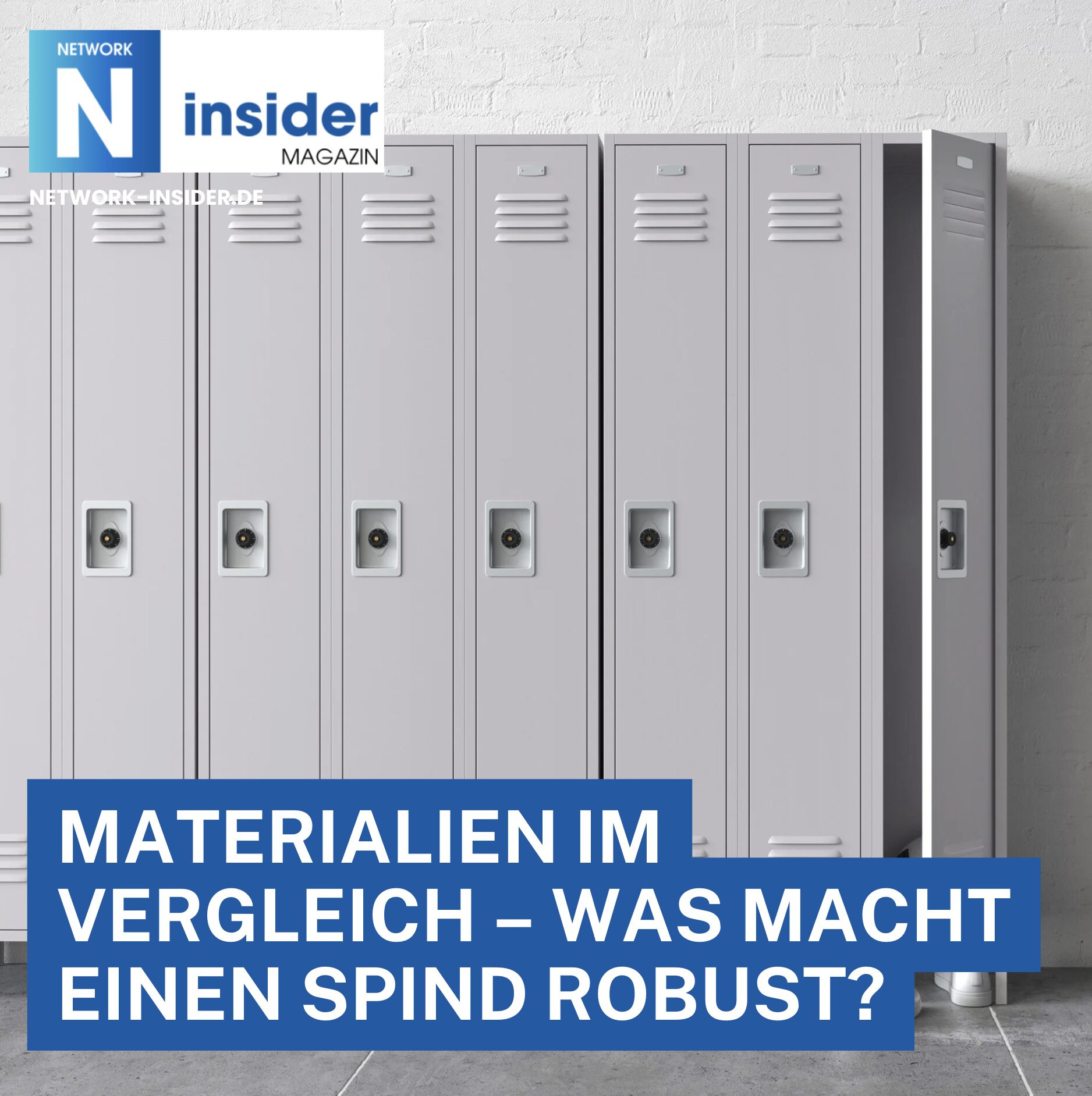 Materialien Spind robust