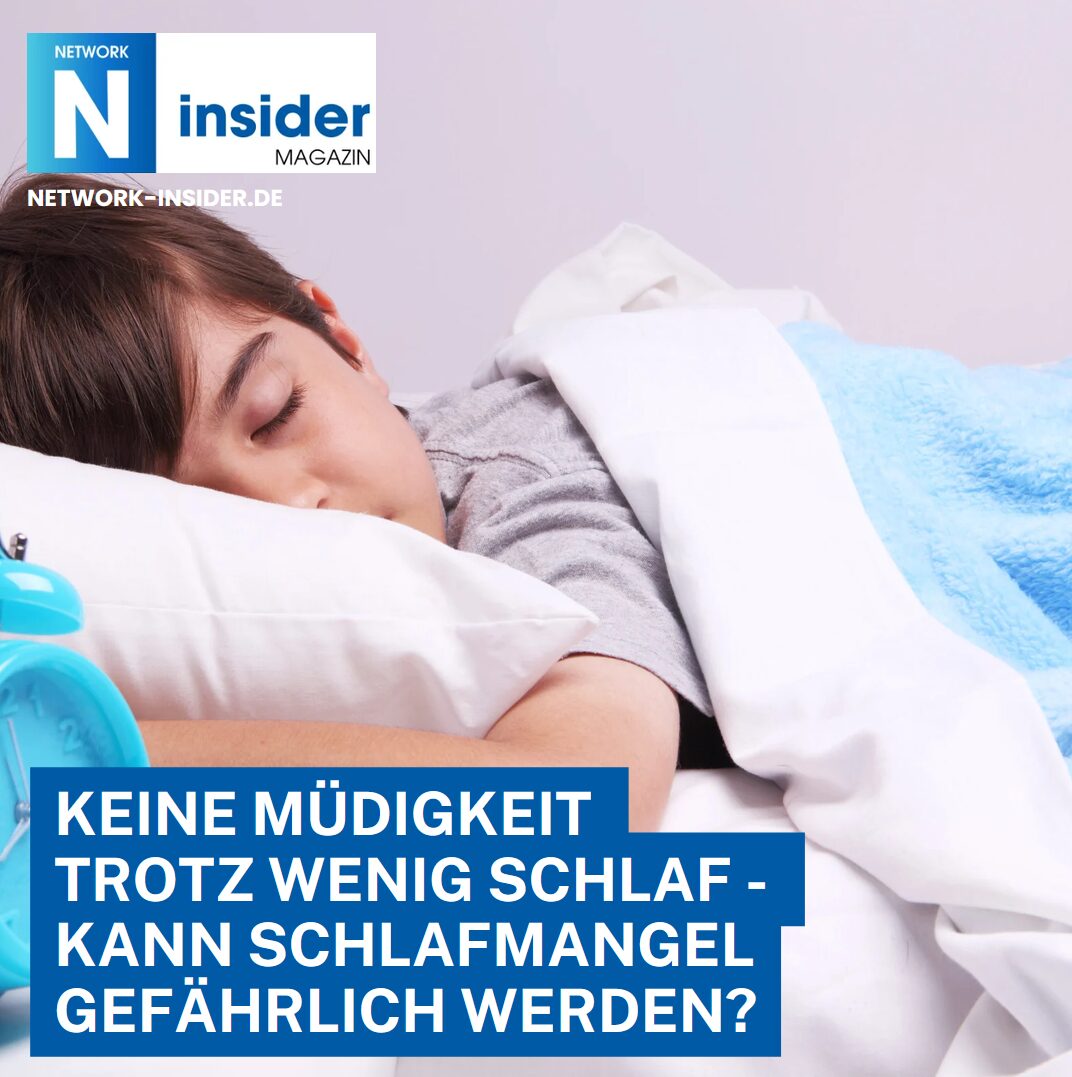 Keine Müdigkeit trotz wenig Schlaf - kann Schlafmangel gefährlich werden?