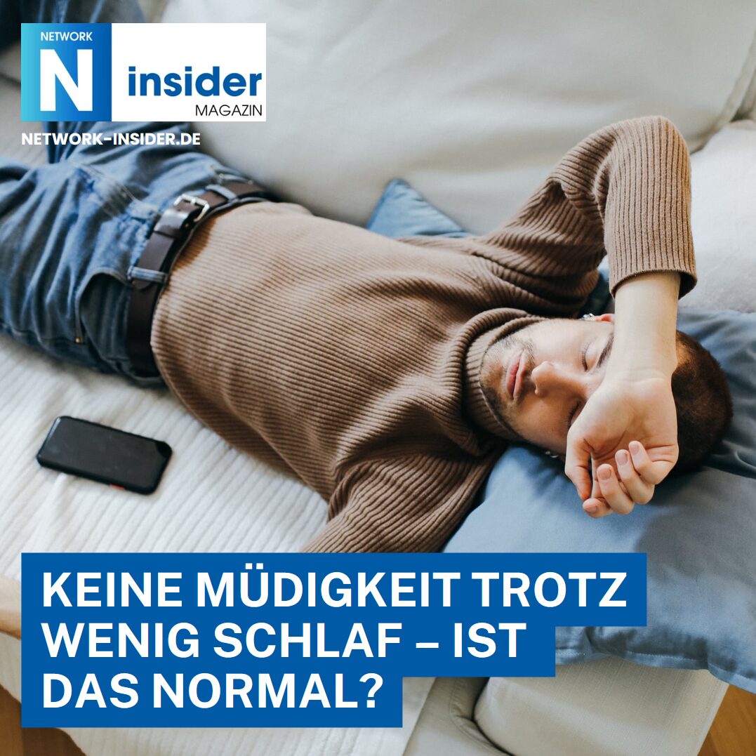 Keine Müdigkeit trotz wenig Schlaf – ist das normal?